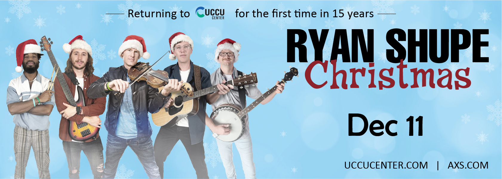 Ryan Shupe and the Rubber Band return to UCCU Center after 15 years.