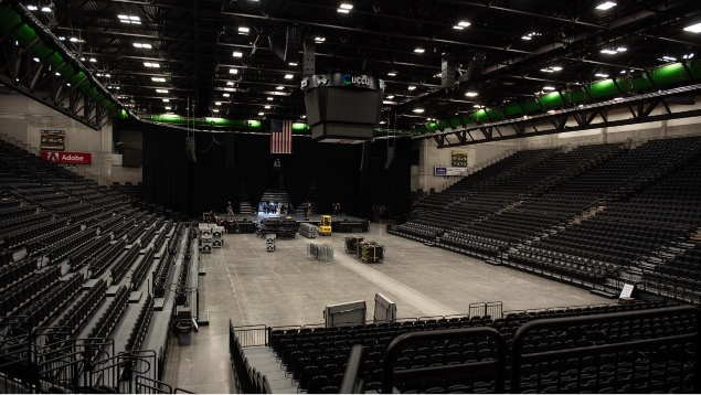 UCCU Center main arena area seating