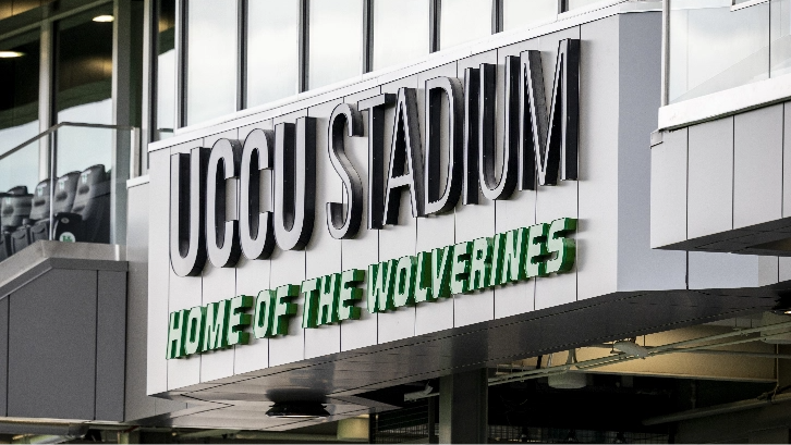 UCCU Stadium marquee